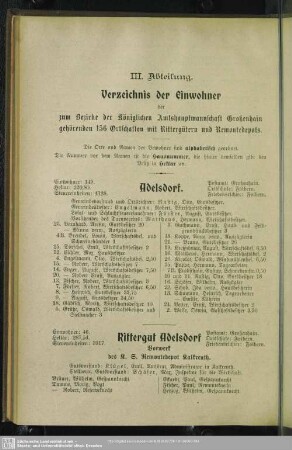 Rittergut Adelsdorf