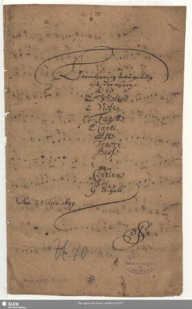 Stimmensatz [Schreiber: Jacobi, Samuel]