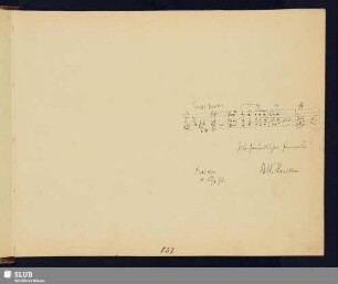 Hanekamm, Baptist; 1893 [Noten- und Texteintrag]