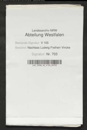 Nachricht über das Katasterwesen in außerpreußischen deutschen Ländern (Reisebericht Rolshausens)