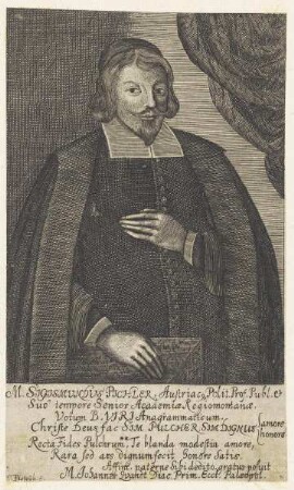 Bildnis des M. Sigismundus Pichler