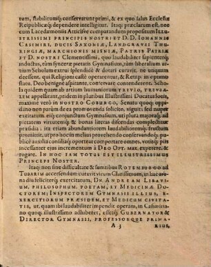 Orationes Introductoriae Tres, In illustri Gymnasio Saxonico Coburgi, cum in illud ... introduceretur Director, Andreas Libavius ...