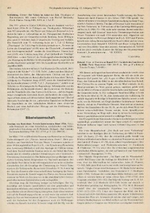 493-494 [Rezension] Novum instrumentum