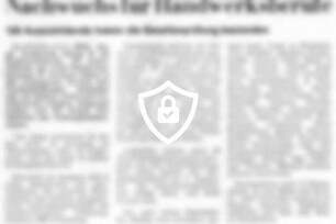 Nachwuchs für Handwerksberufe