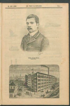 [Retrato de] Arturo Lerena García. : Galán joven.