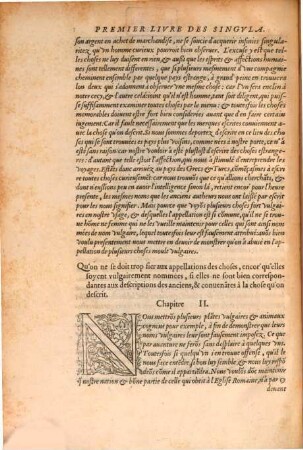 Les Observations de plusieures singularites ... trouvées en Grece, Asie ...
