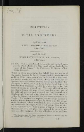 Institution of Civil Engineers.