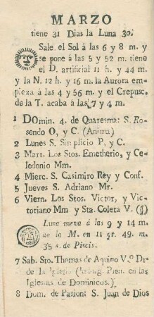 Marzo