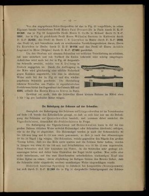 Die Befestigung der Schienen auf den Schwellen