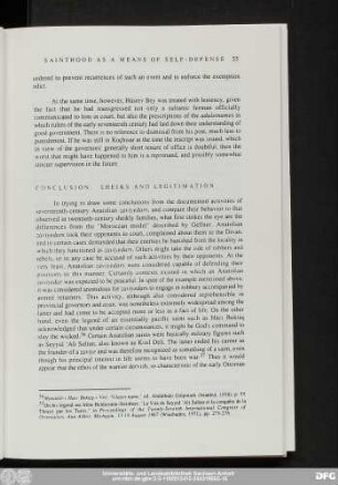 Conclusion: Sheiks And Legitimation