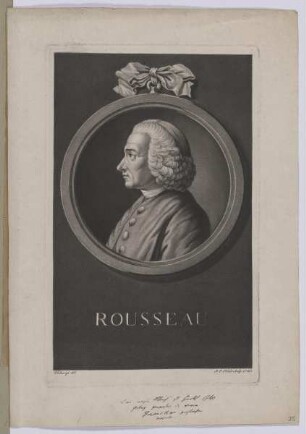 Bildnis des Jean-Jacques Rousseau