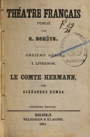 Le comte Hermann : [drame en cinq actes]