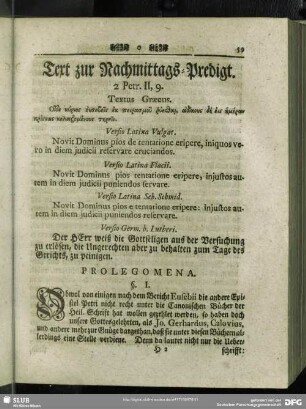 [Nachmittags-Predigt. 2 Petr. II, 9]