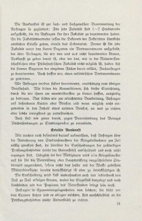 31-32 Erteilte Auskunft