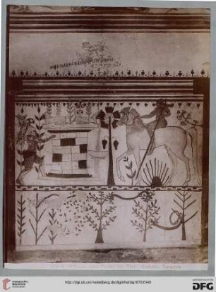 5861A Affresco nella Tomba dei Tori - Corneto Tarquinia