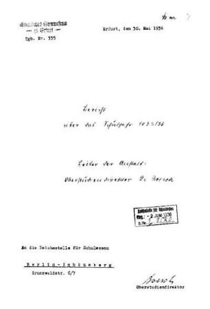 1935/36: Bericht ... - 1935/36