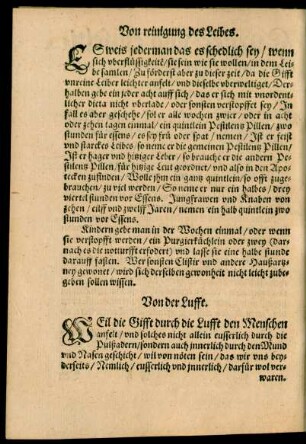 Von reinigung des Leibes.