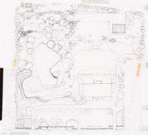 Wohnhaus Axel Springer Bernadottestraße 7-9, Berlin-Grunewald: Gartenplan