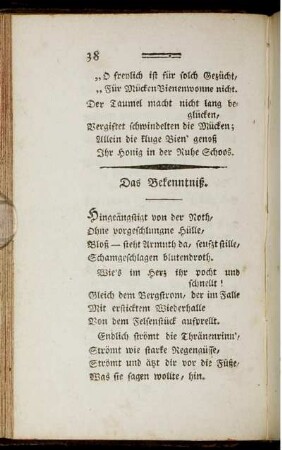 Das Bekenntniß.