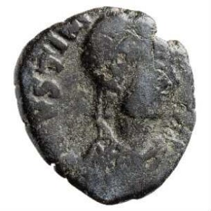 Münze, Halbfollis, 527 - 537