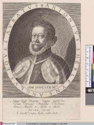 [Antonius Scherleyns Anglus Eques Auratus]