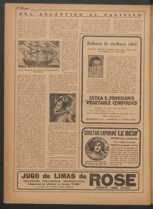 Del Atlántico al Pacífico