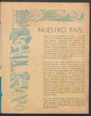 Nuestro país