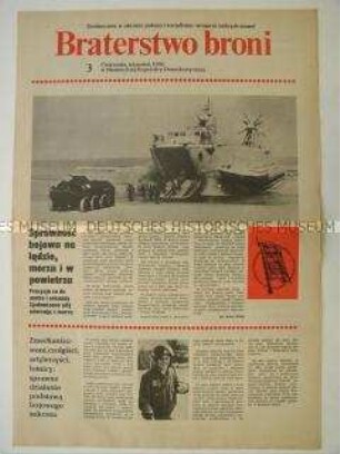 Sonderdruck zum Manöver "Waffenbrüderschaft" in polnischer Sprache