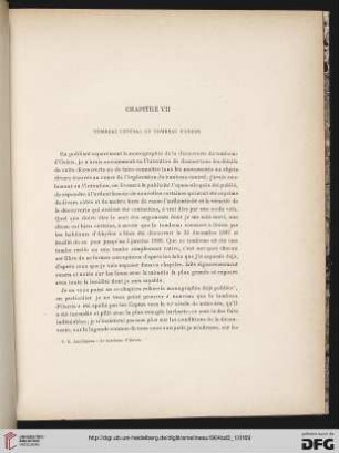 Chapitre VII: Tombeau central ou tombeau d’Osiris