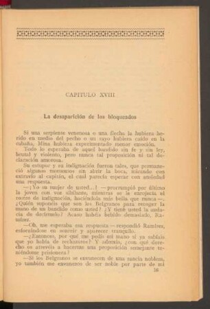 Capítulo XVIII - La desaparición de los bloqueados