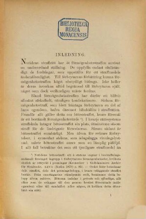 Om bötesstraffet i den svenska medeltidsrätten