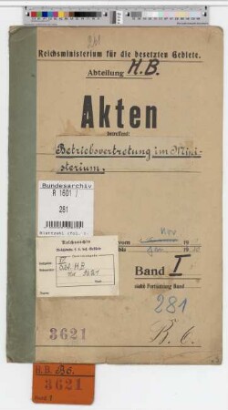 Betriebsvertretung im Ministerium