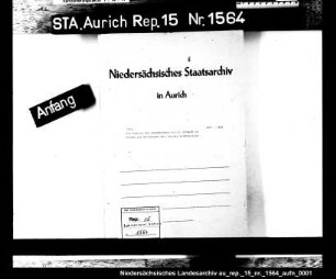 Die Kaution des Buchdruckers H.J.G. Schmidt in Norden zur Herausgabe des "Norder Stadtblattes"