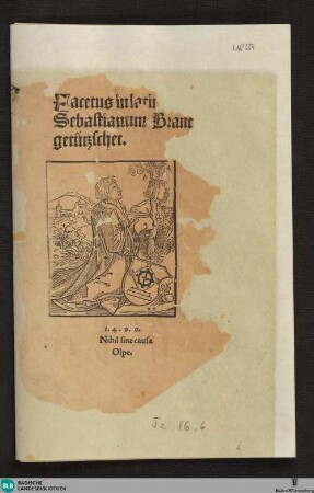 Facetus Cum nihil utilius [latein und deutsch]