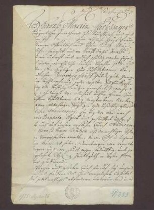Schuldverschreibung von Hans Martin Fleischinger von Stupferich gegen die Heiligen zu Schöllbronn