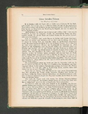 Unter fremden Fahnen Von Walter Giertz