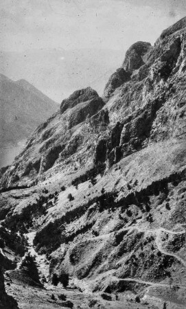 Serpentinen (Jugoslawienreise Leonhardt 1927)