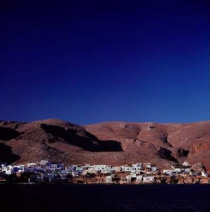 Kalymnos. Fischerquartier von Pothia im Spätlicht