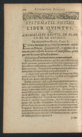 Liber Quintus, De Animalibus Brutis, De Plantis Et De Metallis.