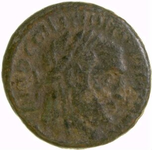 Münze, Halbfollis, 317 - 318