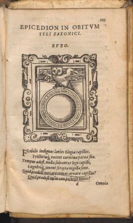 Epicedion in obitum tyli saxonici
