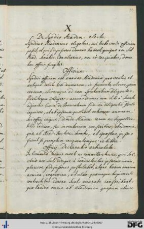 [fol. 33] De syndico academic electo