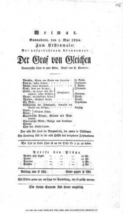 Der Graf von Gleichen