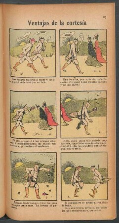 Ventajas de la cortesía - [Cómic]