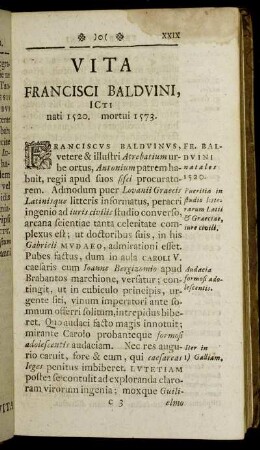 Vita Fancisci Balduini.