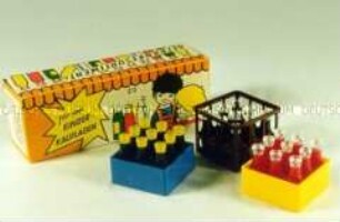 Getränkesortiment für den Kinderkaufladen in Originalkarton