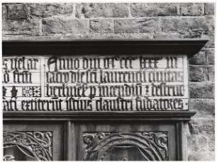 Franziskaner-Klosterkirche, Berlin: Detail des Chorgestühls