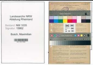 Entnazifizierung Maximilian Busch , geb. 31.01.1896 (Angestellter)