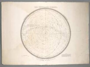 Der Gestirnte Himmel : Nördliche Halbkugel ; Nach Harding's Atlas novus coelestis, Bode, Flamsteed, Haan u.A.