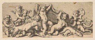 Putti mit Jagdbeute